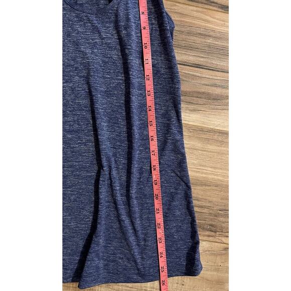 Lululemon Cool Racerback Luxtreme Tank Women's Heathered Royalty Blue Size 6 Wms - Picture 6 of 7